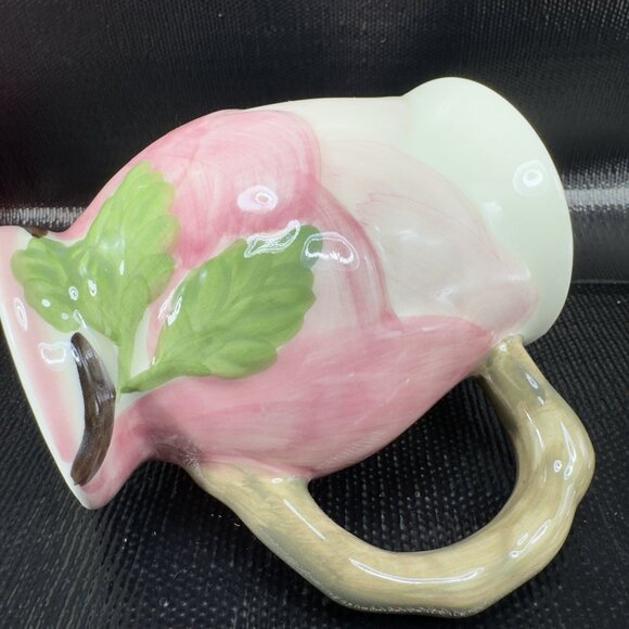 Franciscan Desert Rose Sculpted Mug Cup Ceramic Made In Portugal Vintage Mug - Picture 7 of 12